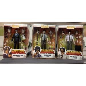 Super7 Beastie Boys Ultimates Sabotage Action Figure Set of 3 Brand New Sealed